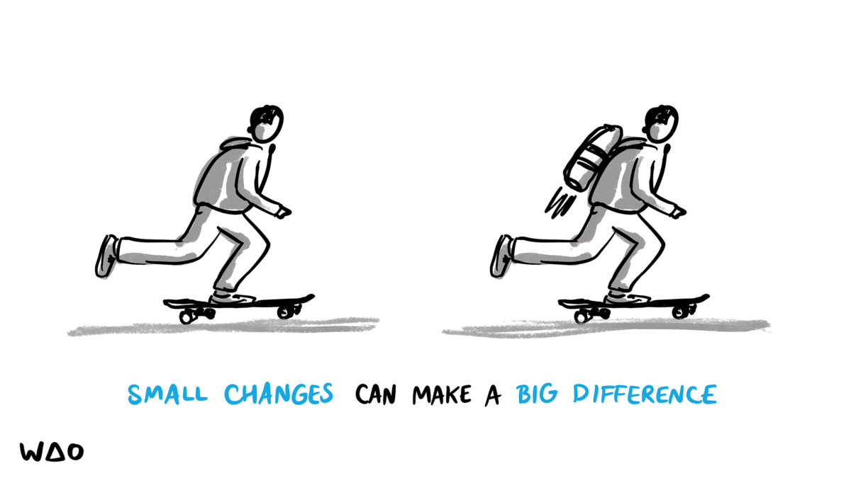 Small changes make a big difference…