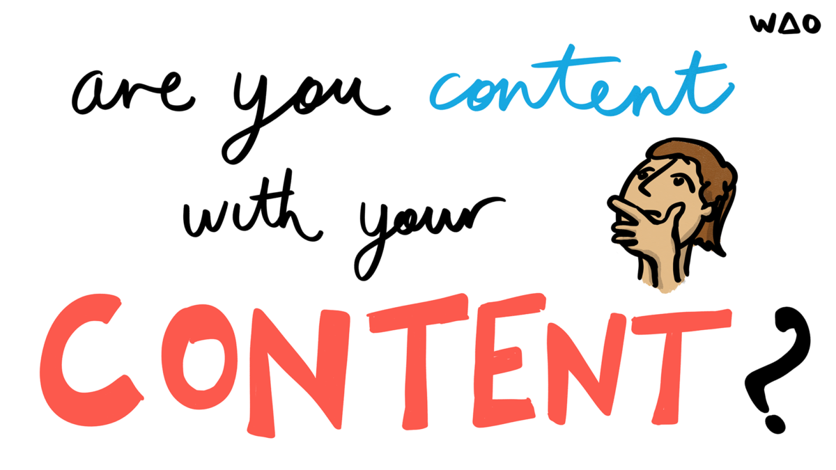 Are you content with your content?