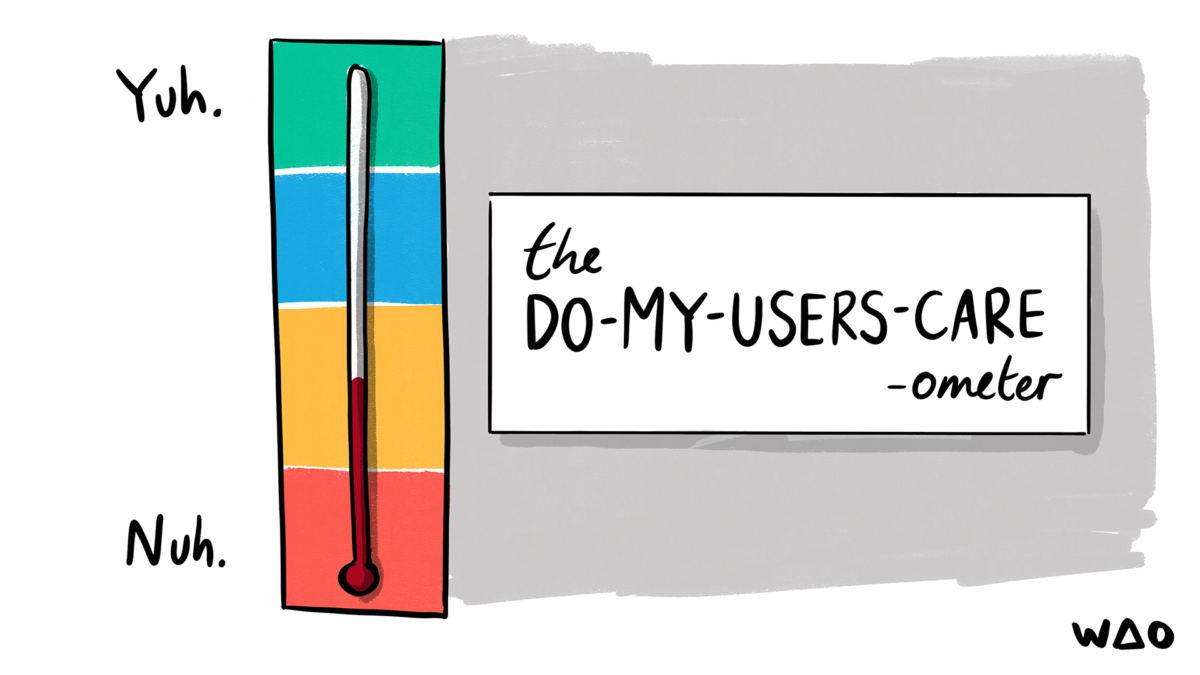 Do my users care o-meter