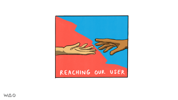 reaching our user