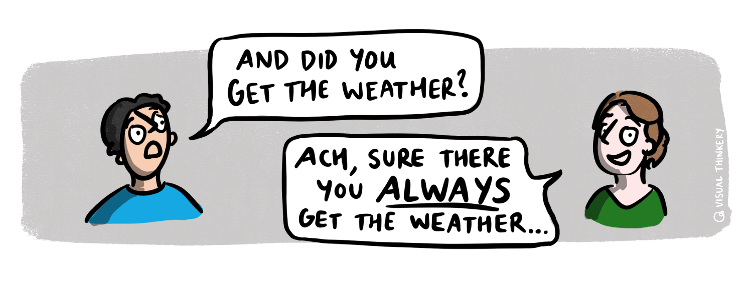 Did you get the weather