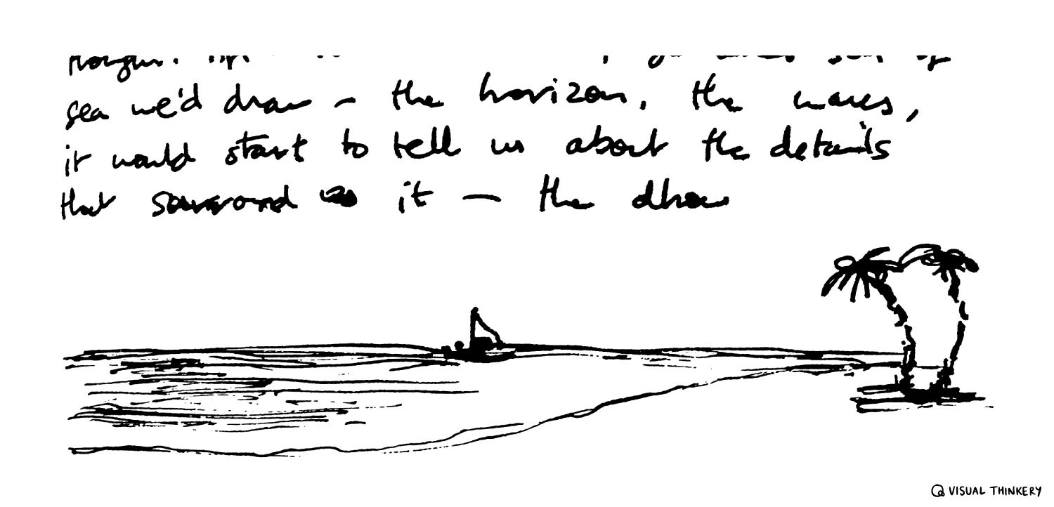 The remote island - scribble version