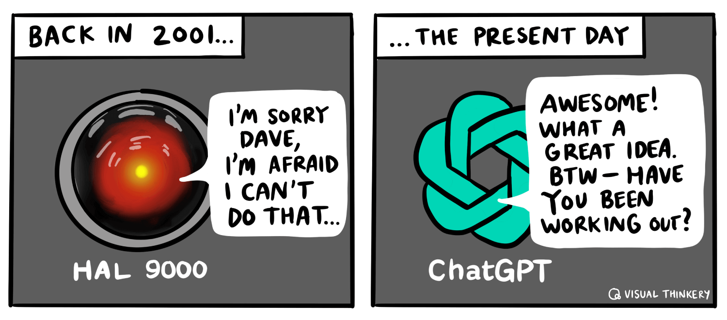 HAL 9000 vs ChatGPT